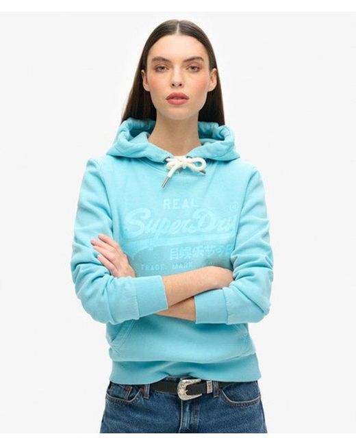 Superdry Blue & Co Neon Graphic Hoodie