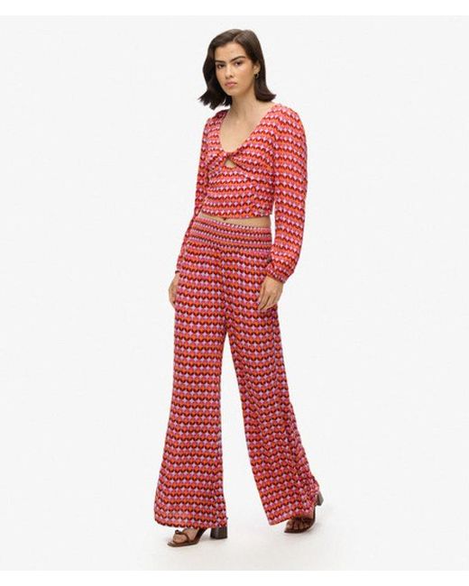 Superdry Red & Co Beach Pants