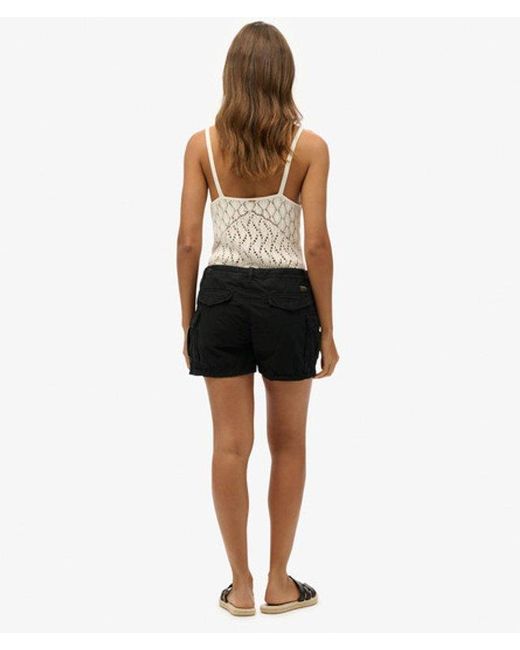 Superdry Black & Co Cargo Shorts