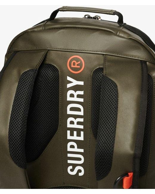 Superdry Green & Co Embroidered Tarp Utility Backpack