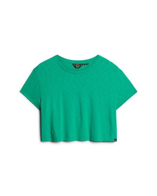 Superdry Green & Co Slouchy Cropped T-shirt