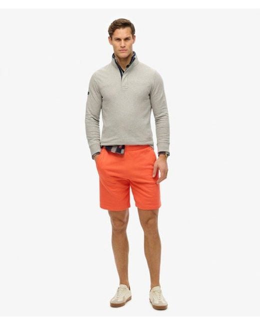 Superdry Red & Co Essential Logo Jersey Shorts for men