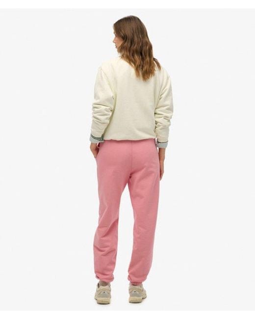 Superdry Red Plain Joggers
