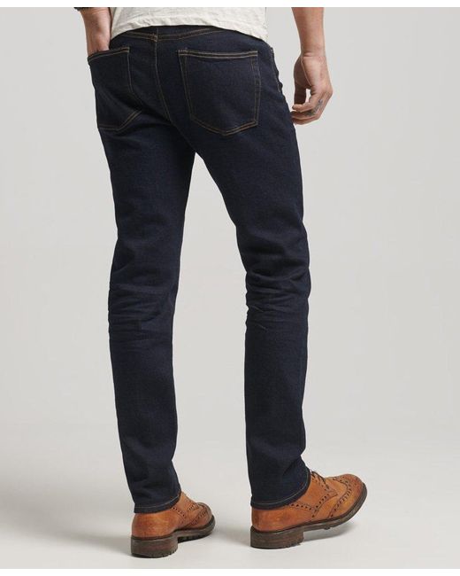 Superdry Merchant Store - Biologische Slim Jeans in het Blauw voor heren |  Lyst NL