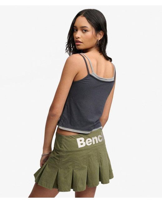 Superdry Black Bench X & Co Bench Fitted Cami Layer Vest