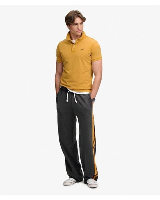 Superdry Yellow & Co Classic Pique Polo Shirt for men