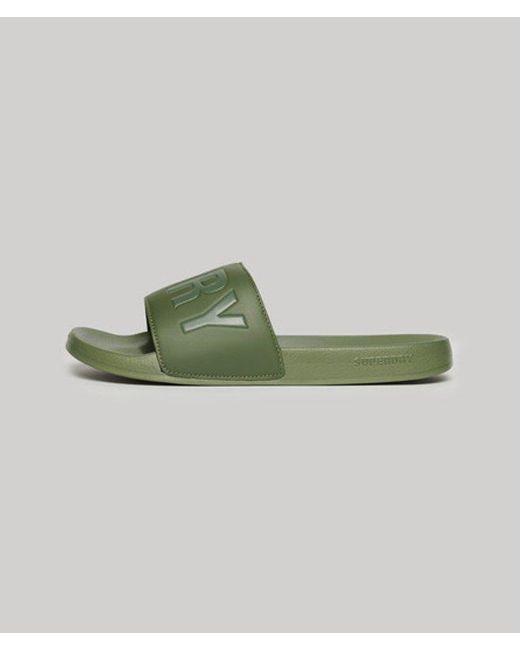 Superdry Green & Co Core Pool Sliders for men
