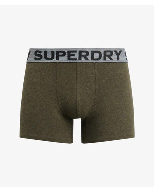 Superdry Triopak Boxers in het White voor heren