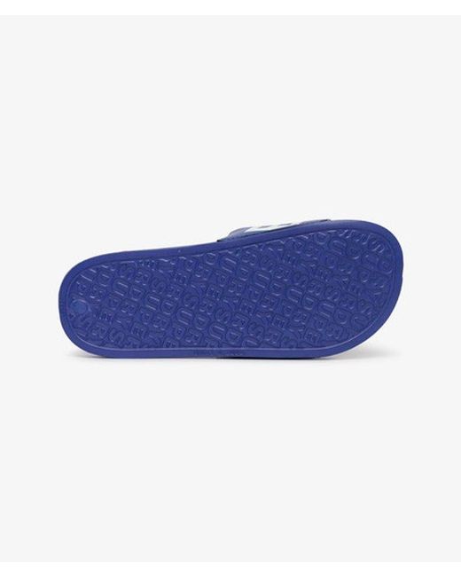 Superdry Blue & Co Code Core Pool Sliders for men