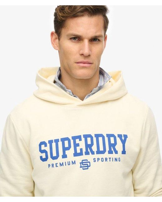 Superdry White Core Sport Hoodie for men