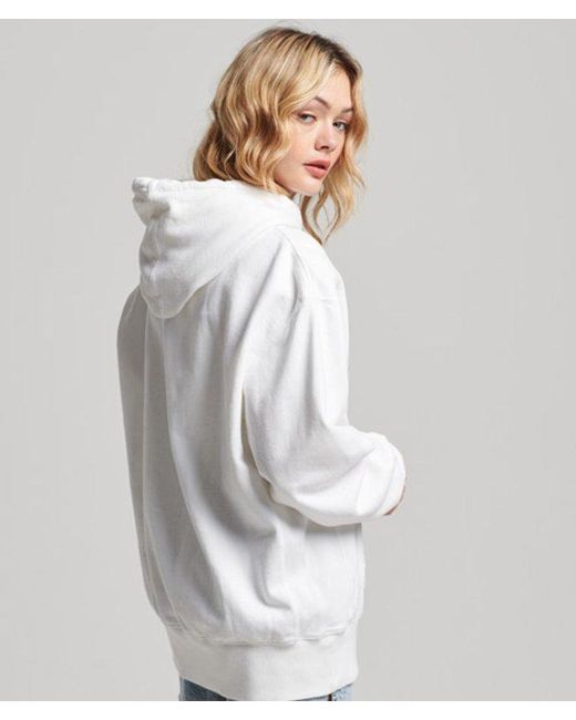 Superdry White & Co Organic Cotton Essential Oversized Hoodie