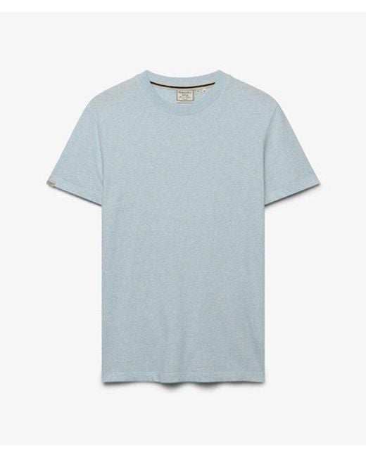 Superdry Blue & Co Logo Embroidered T-shirt for men