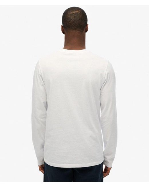 Homme Haut Classique Essential Taille Superdry pour homme en coloris White
