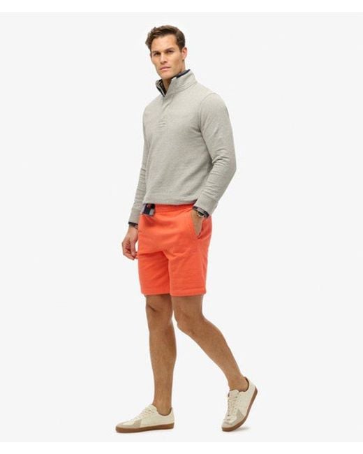 Superdry Red & Co Essential Logo Jersey Shorts for men