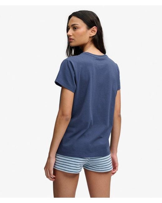 Superdry Blue & Co Heritage Nautical Motif T-shirt