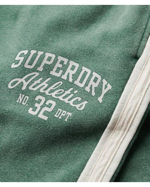 Superdry Green & Co Athletic Essentials Vintage Side Stripe joggers