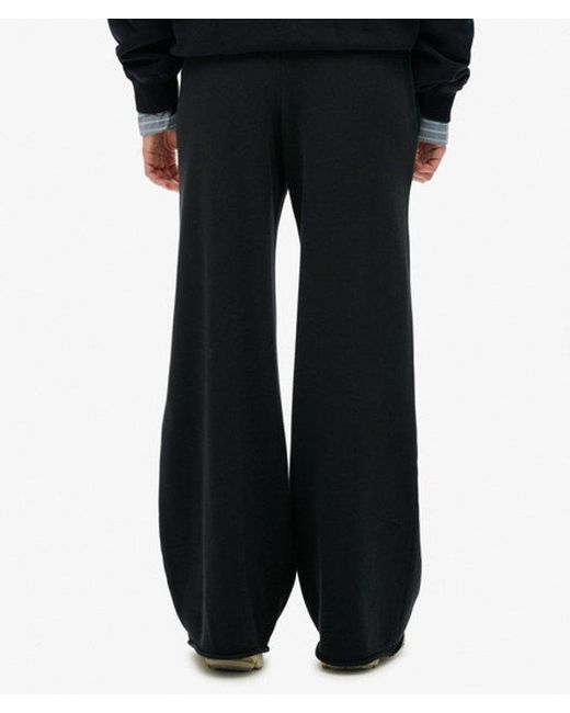 Superdry Athletic Essentials Rechte joggingbroek in het Black