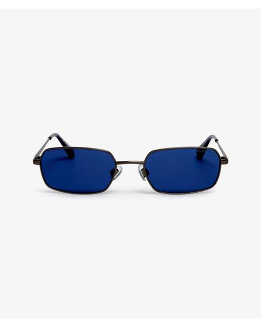 Superdry Blue & Co Metal Rectangle Sunglasses