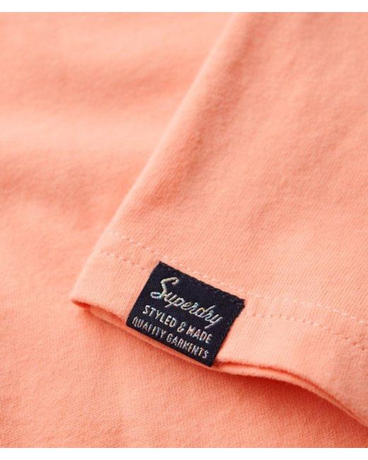 Superdry Orange & Co Embossed Relaxed T-shirt