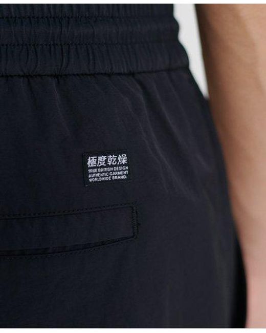 Superdry Blue Core Track Cargo Shorts for men