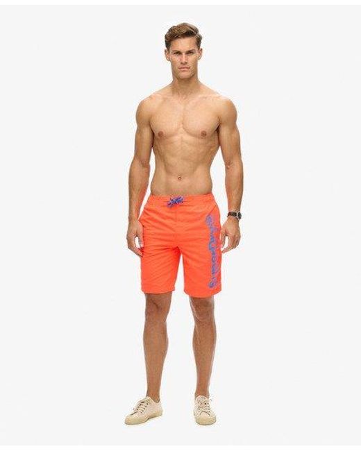 Superdry Red Classic Boardshorts for men