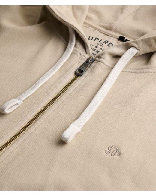 Superdry Natural & Co Classic Essential Zip Hoodie for men