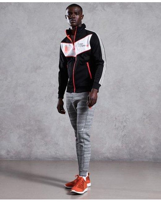 Superdry Black Classics Team Tricot Track Jacket for men