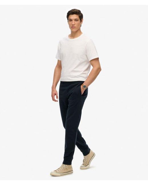 Superdry Blue Essential Logo Joggers for men