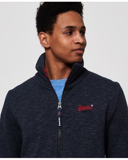 Superdry Blue Label Track Top Classic Feeder for men