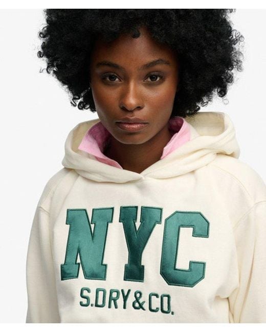 Superdry Black & Co Country Club Varsity Hoodie