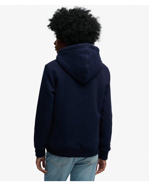 Superdry Blue & Co Essential Borg Lined Zip Hoodie