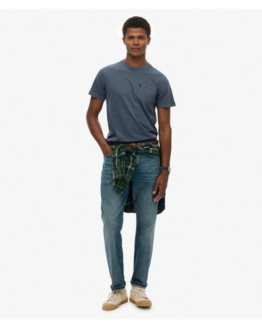Superdry Blue & Co Classic Essential Pocket T-shirt for men