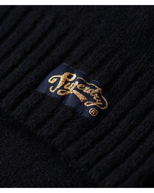 Superdry Black & Co Essential Crew Neck Jumper