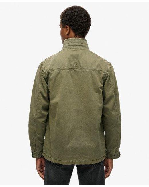 Superdry Green Military M65 Lightweight Jacket for men