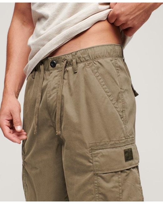 Superdry Organic Cotton Vintage Parachute Cargo Pants Khaki in Natural for  Men | Lyst