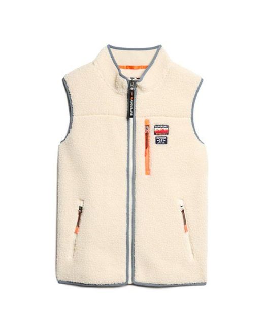 Superdry Blue & Co Slim Fit Outdoor Fleece Gilet