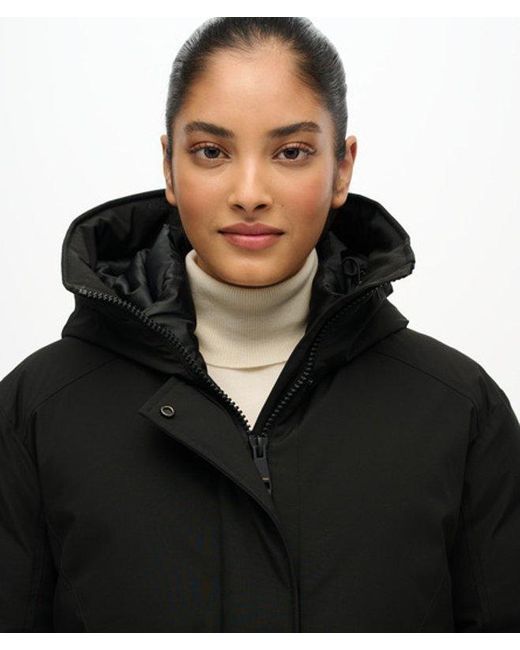 Superdry Black City Padded Parka Jacket