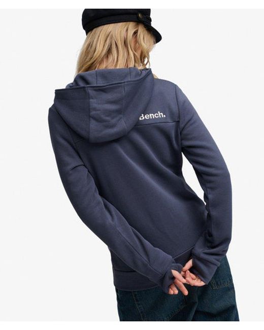 Superdry Blue Bench X & Co Bench Double Zip Hoodie