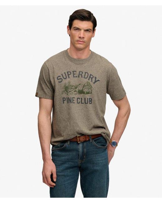 Superdry Gray & Co Wild Frontier T-shirt for men
