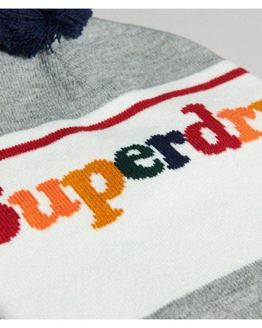 Superdry Gray & Co Essential Logo Beanie