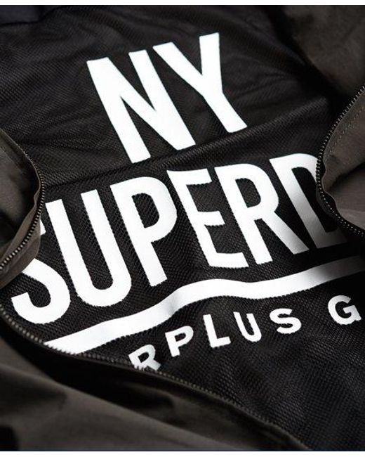 Superdry Gray Surplus Goods Shadow Bomber Jacket Shadow for men