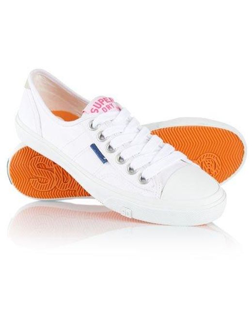 Superdry White Low Pro Trainers