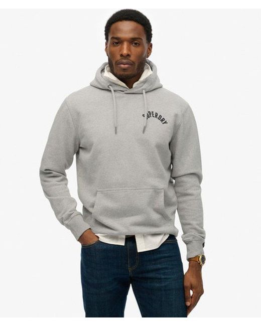 Superdry Gray & Co Athletic Essentials Hoodie for men
