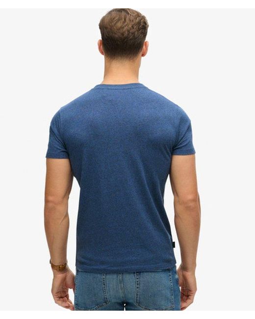 Superdry Blue & Co Essential Logo T-shirt for men