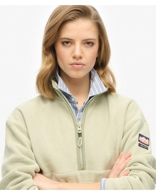 Superdry Natural & Co Active Half Zip Fleece