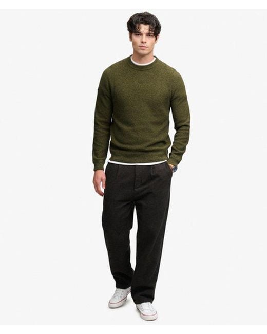 Superdry Green & Co Texture Knit Jumper for men