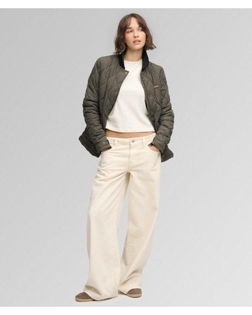 Superdry Gray & Co Cord Trimmed Liner Jacket