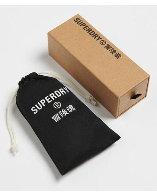 Dames logo imprimé lunettes de soleil sdr orlando Superdry en coloris Metallic