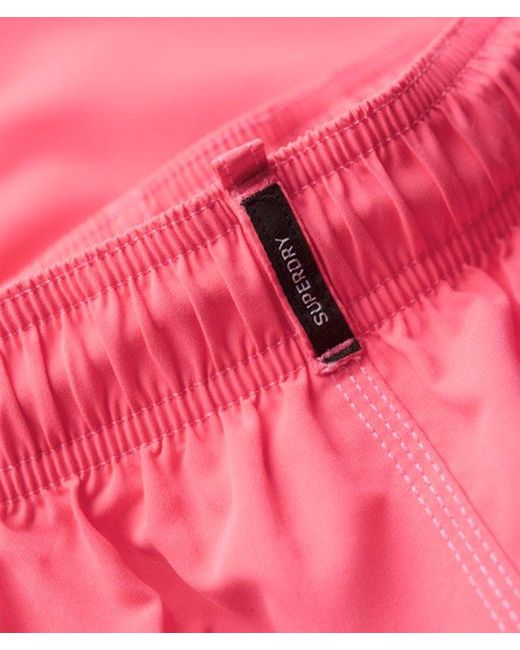 Superdry Gerecyclede Sportswear Zwemshort Met Logo - 43 Cm in het Red voor heren