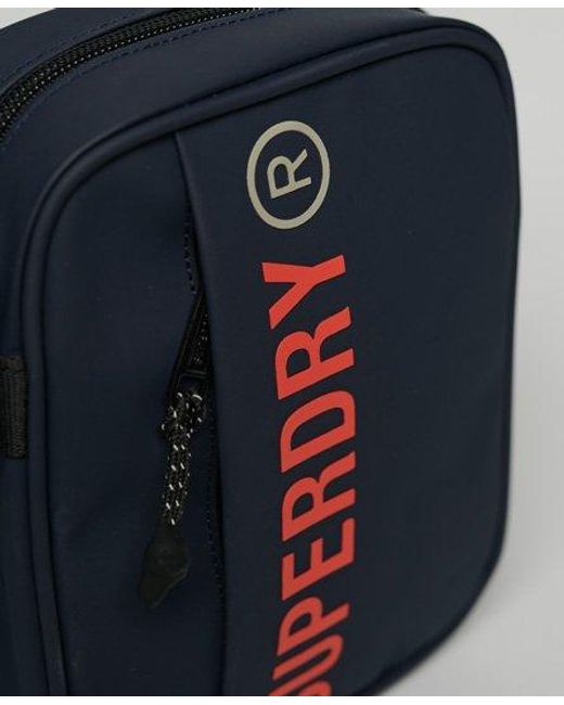 Superdry Blue Tarp Cross Body Bag